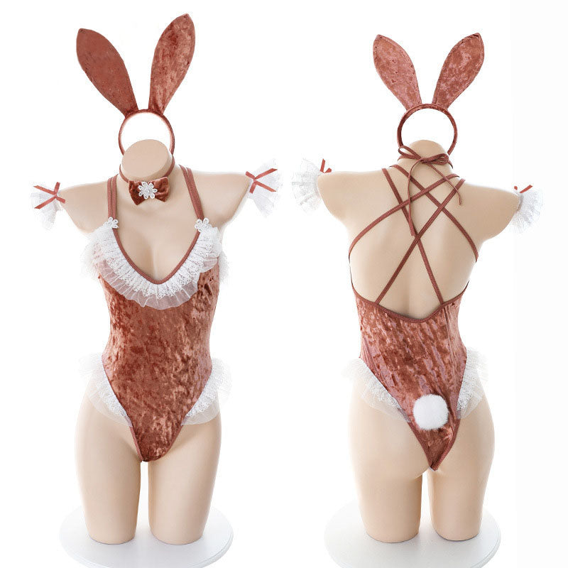 Eisblumen-Samthasenanzug