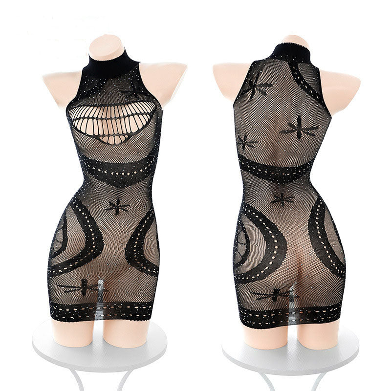 Jacquard-Diamant-Netzrock