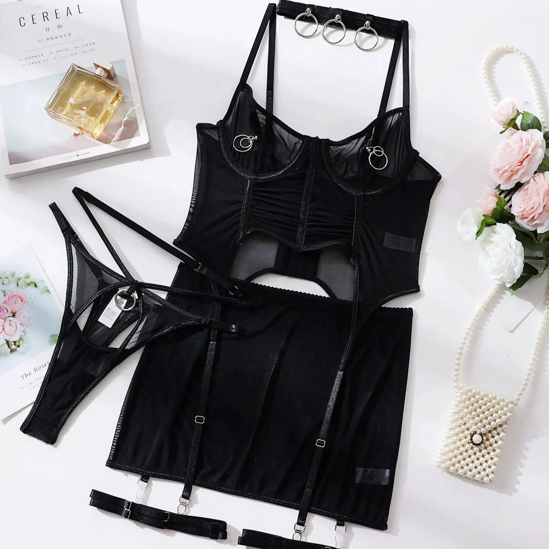 Bra Ring and Stud Shapewear Set