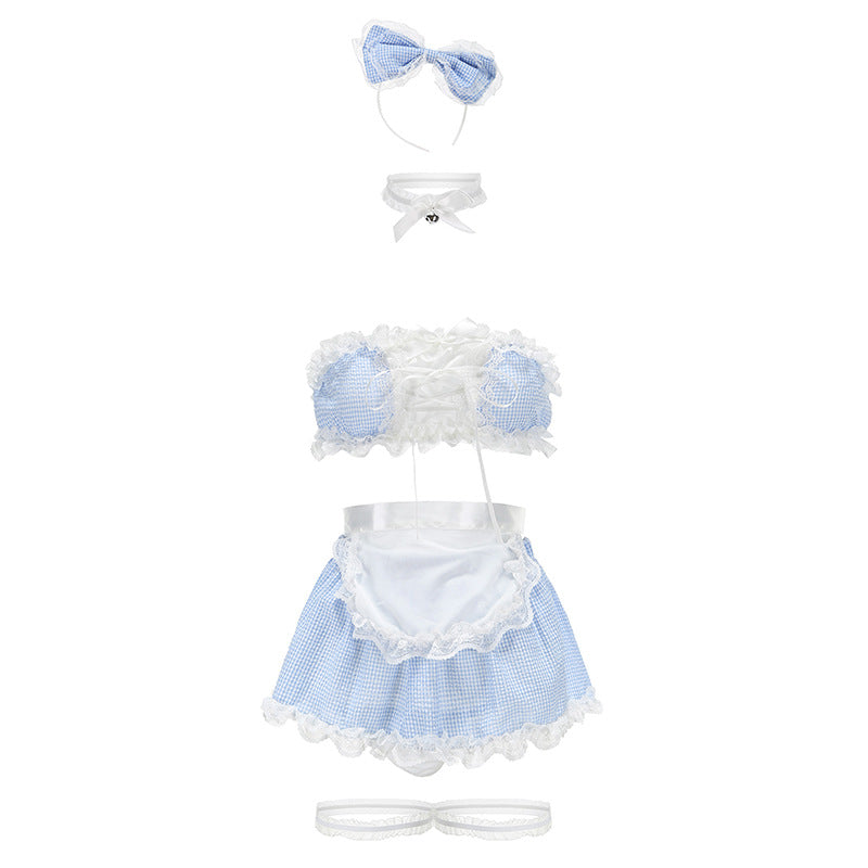 Blue maid pure lust sexy lingerie