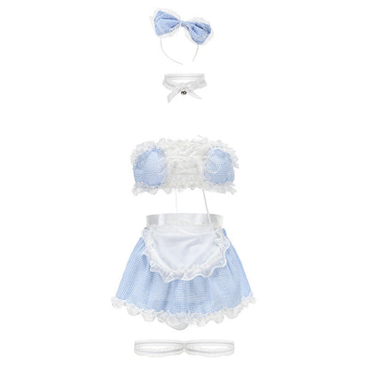 Blue maid pure lust sexy lingerie