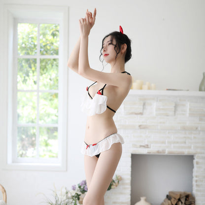 Lace three point suit