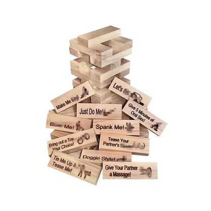 48-teiliges Blockturm-Spiel für Paare 