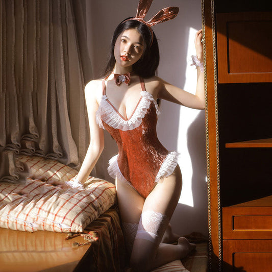 Eisblumen-Samthasenanzug