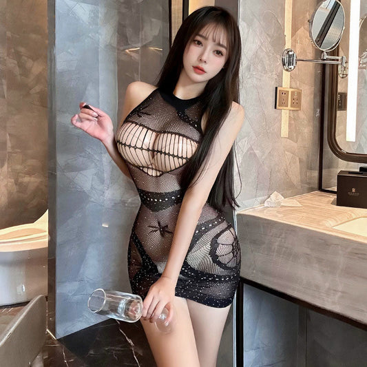 Jacquard-Diamant-Netzrock