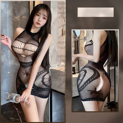 Jacquard-Diamant-Netzrock