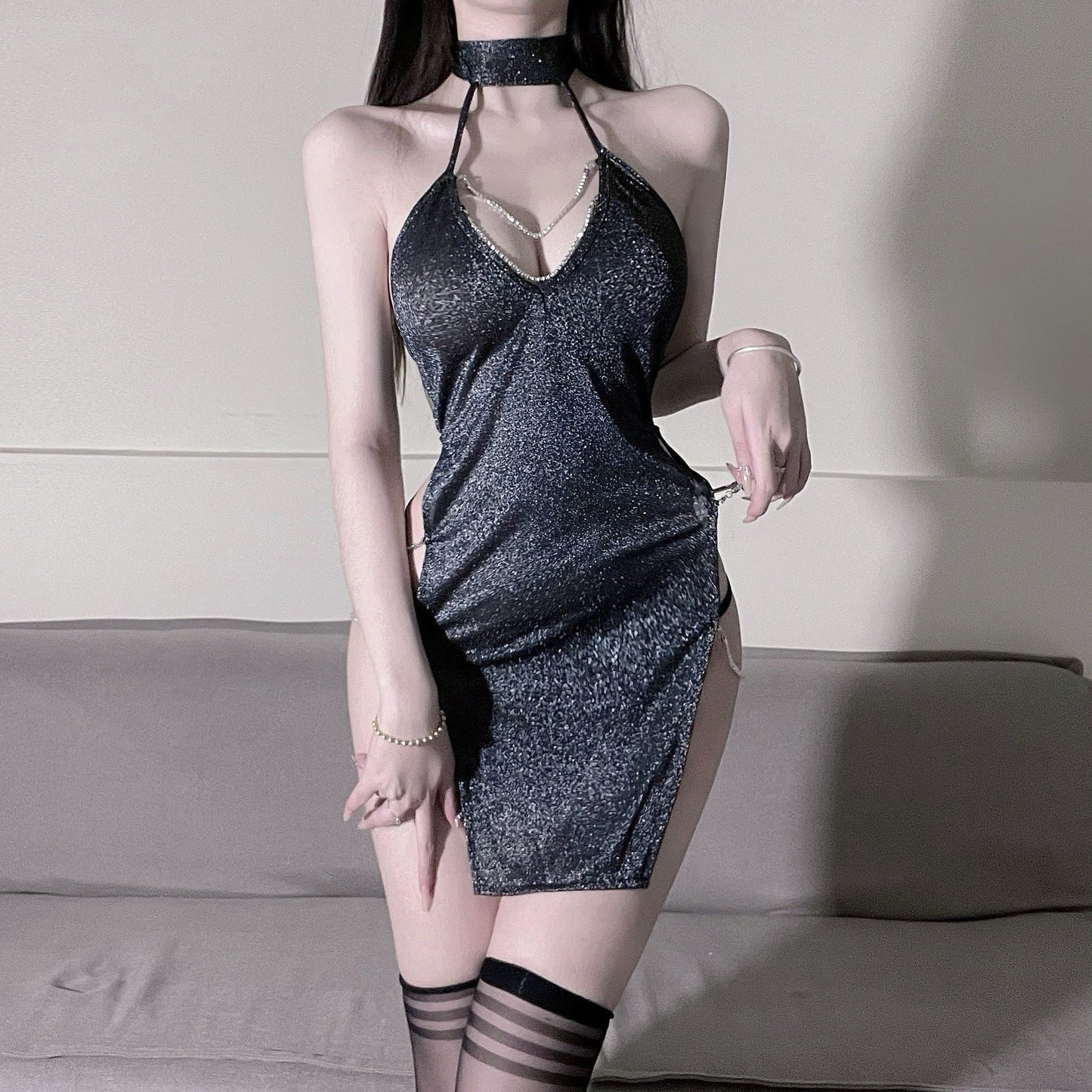 See-through mesh slimming