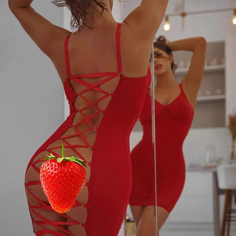 Bandeau-BH und Hüftrock