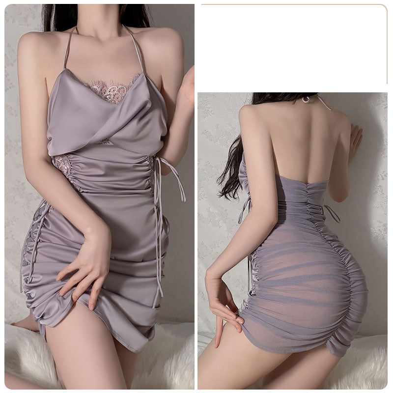 Midnight glamor suit sexy nightgown