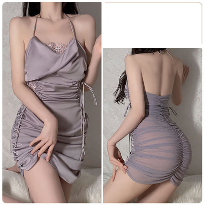 Midnight glamor suit sexy nightgown