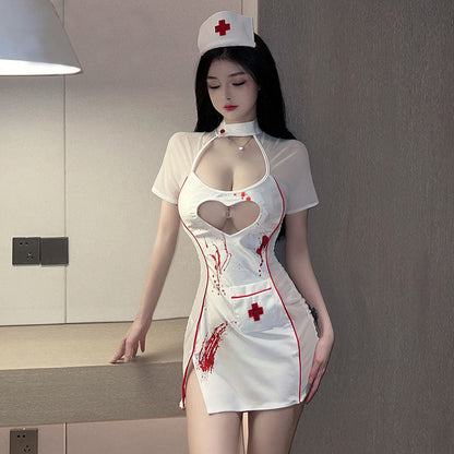 Nurse uniform print set