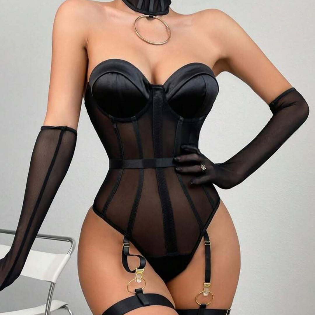 New mesh breathable split suit