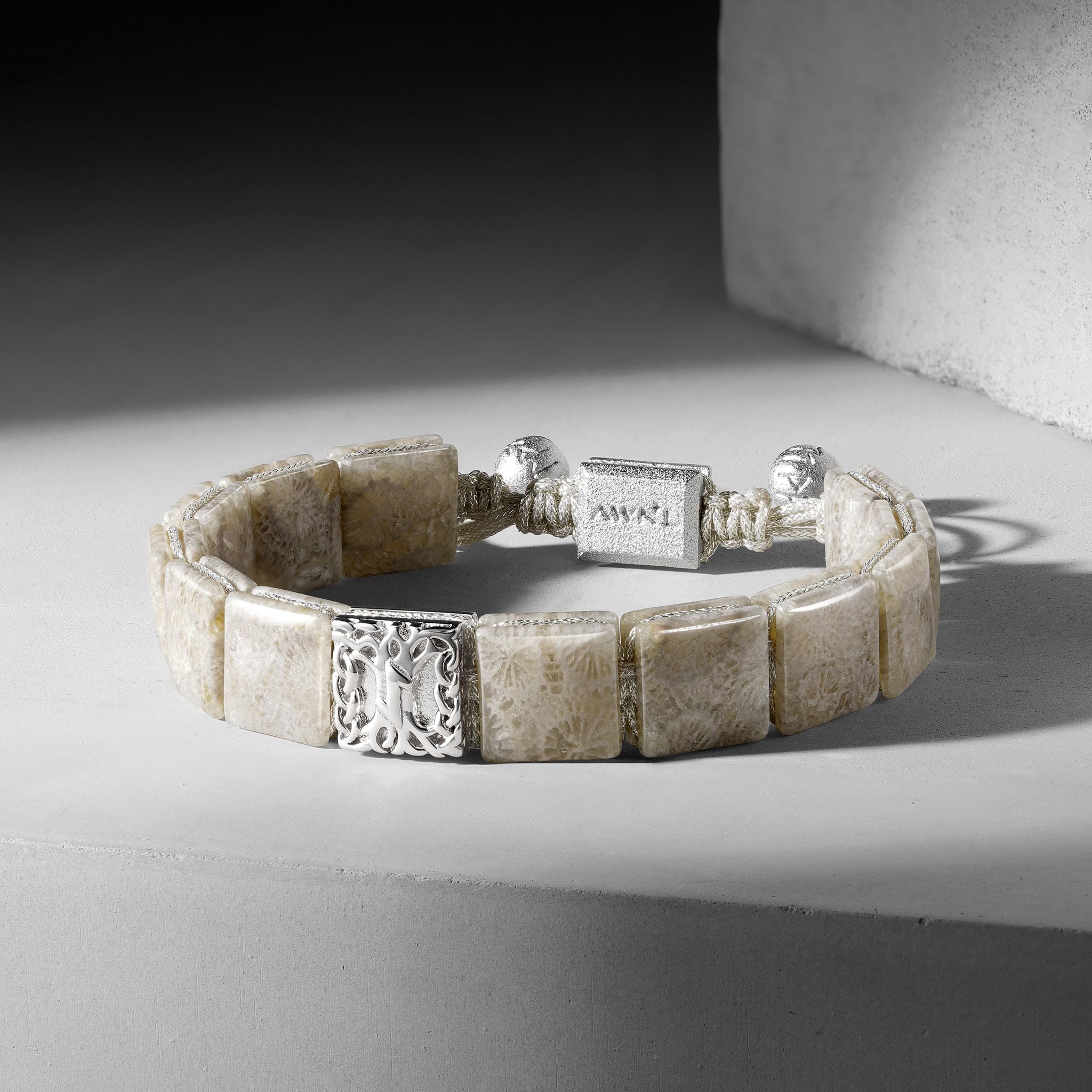 Yggdrasil Bracelet Agatized Coral