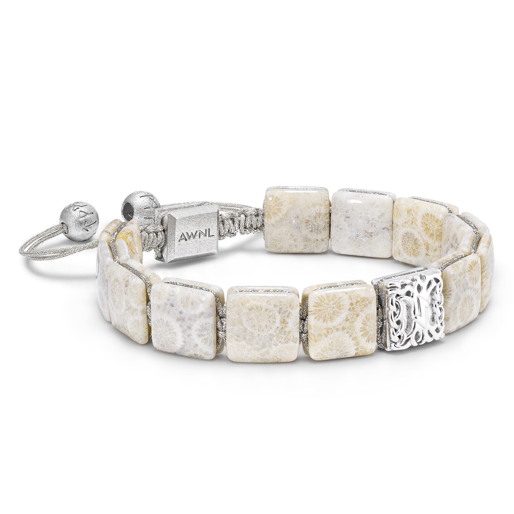 Yggdrasil Bracelet Agatized Coral