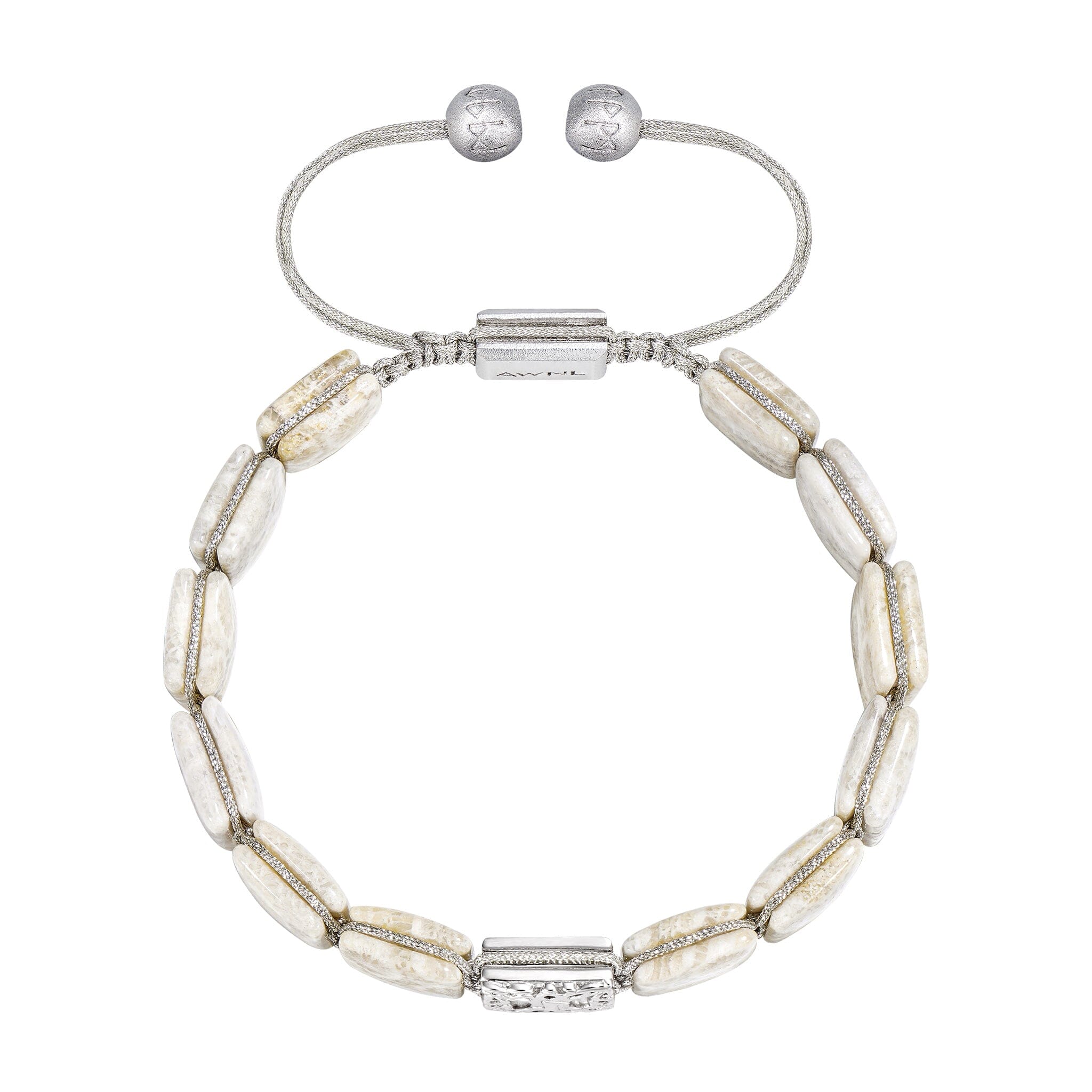 Yggdrasil Bracelet Agatized Coral