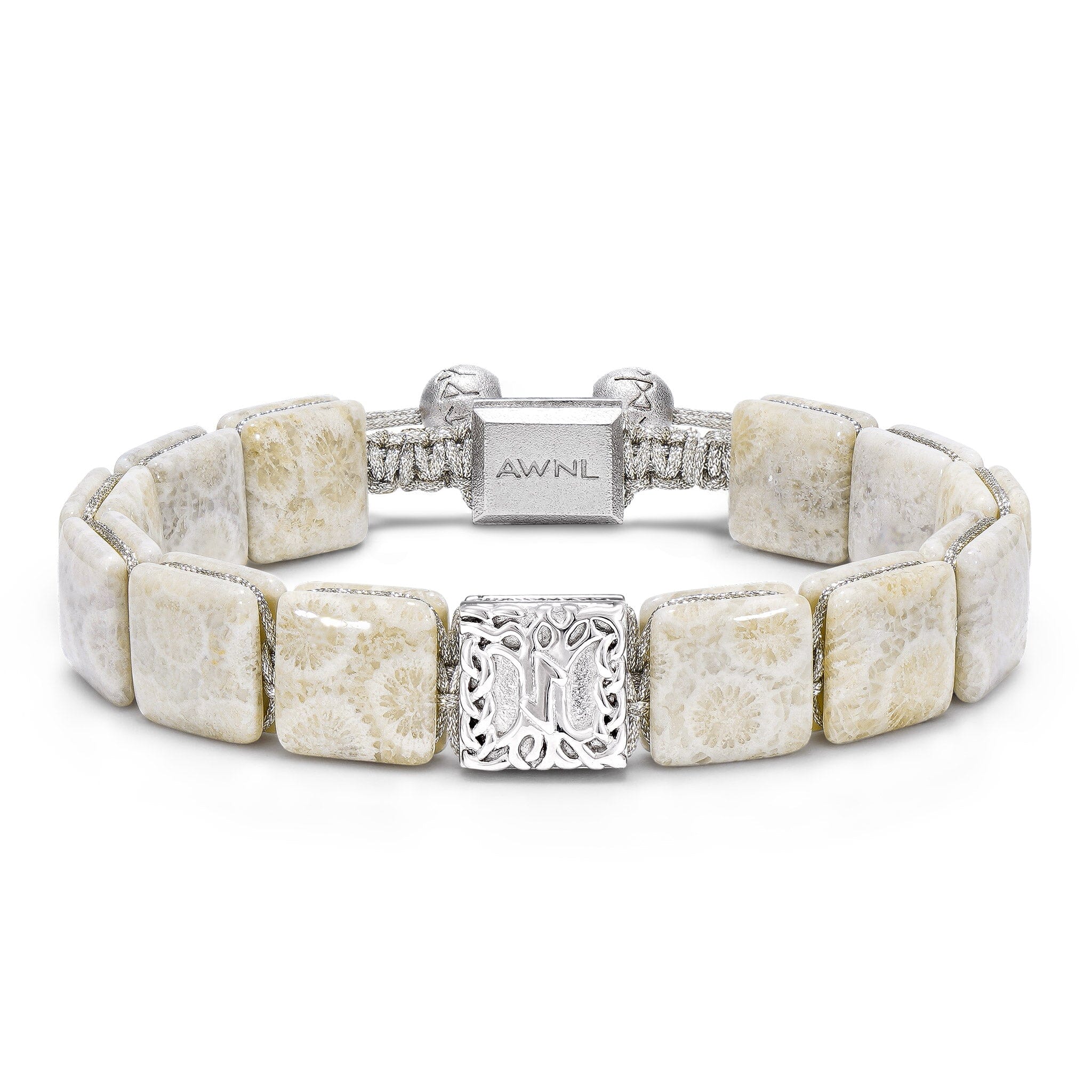 Yggdrasil Bracelet Agatized Coral