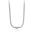 Trinity Serpent Necklace Amethyst