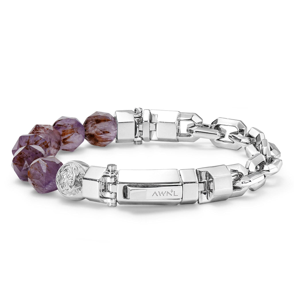 Square Link Bracelet Auralite-23