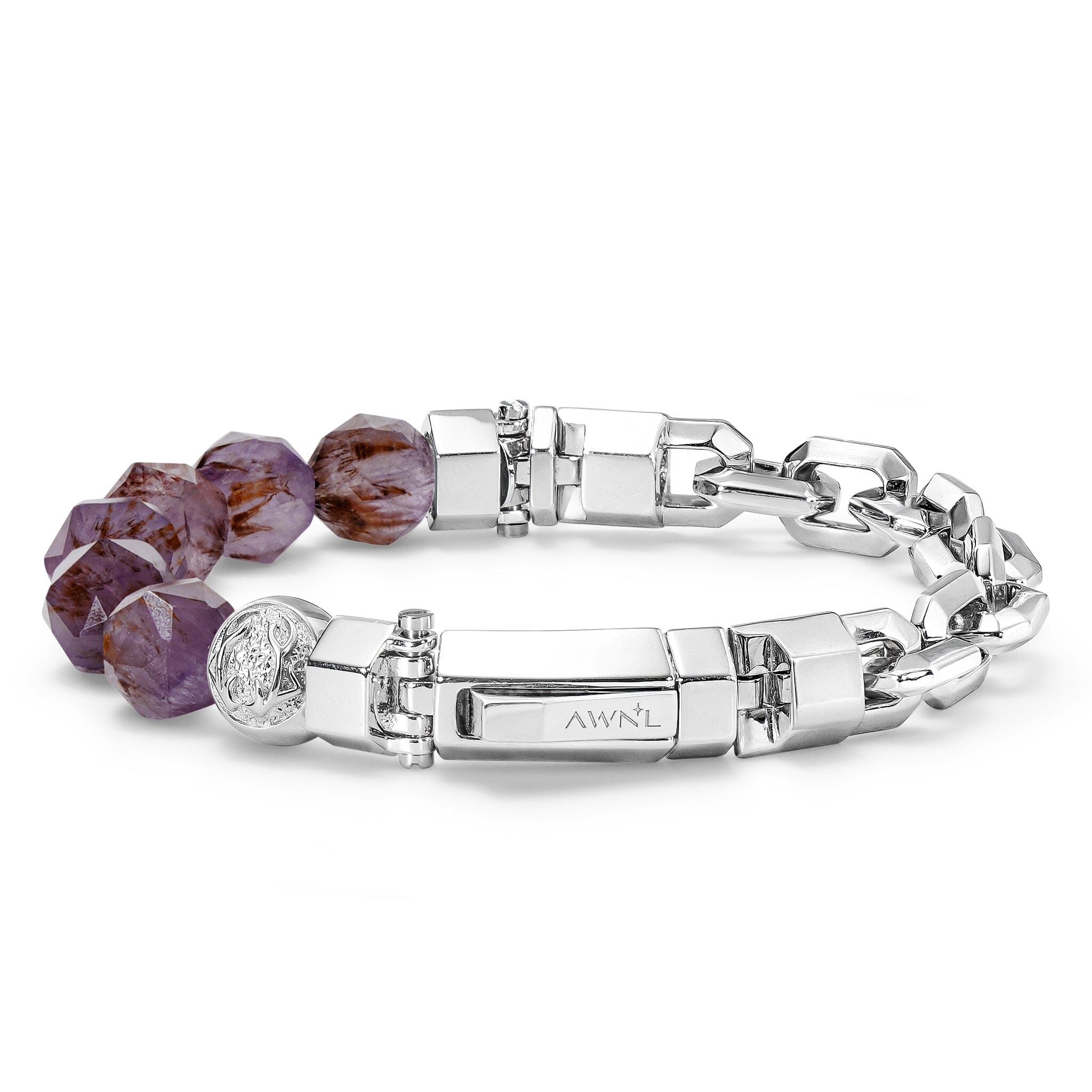 Square Link Bracelet Auralite-23