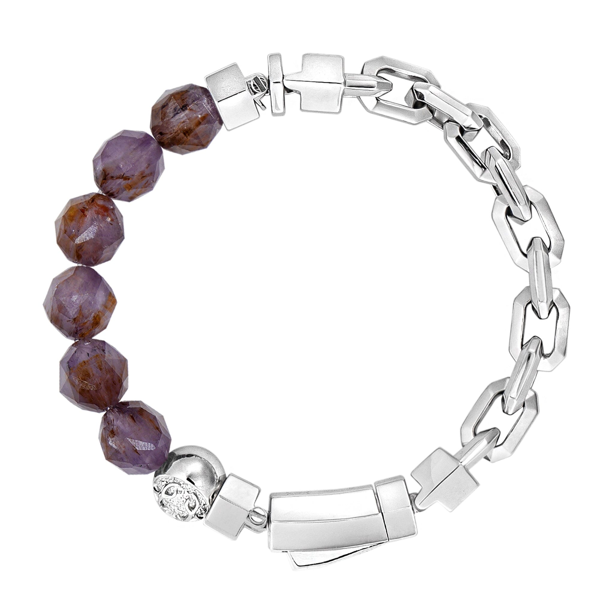 Square Link Bracelet Auralite-23
