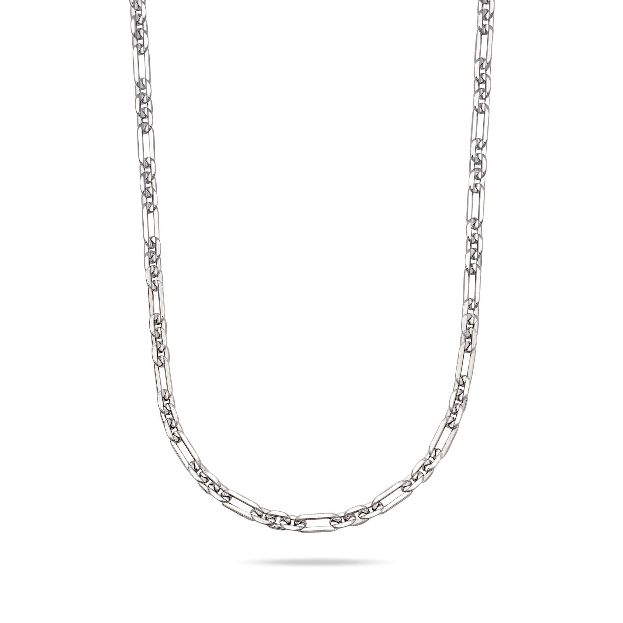 Polaris Bar Figaro Necklace Black Nacre