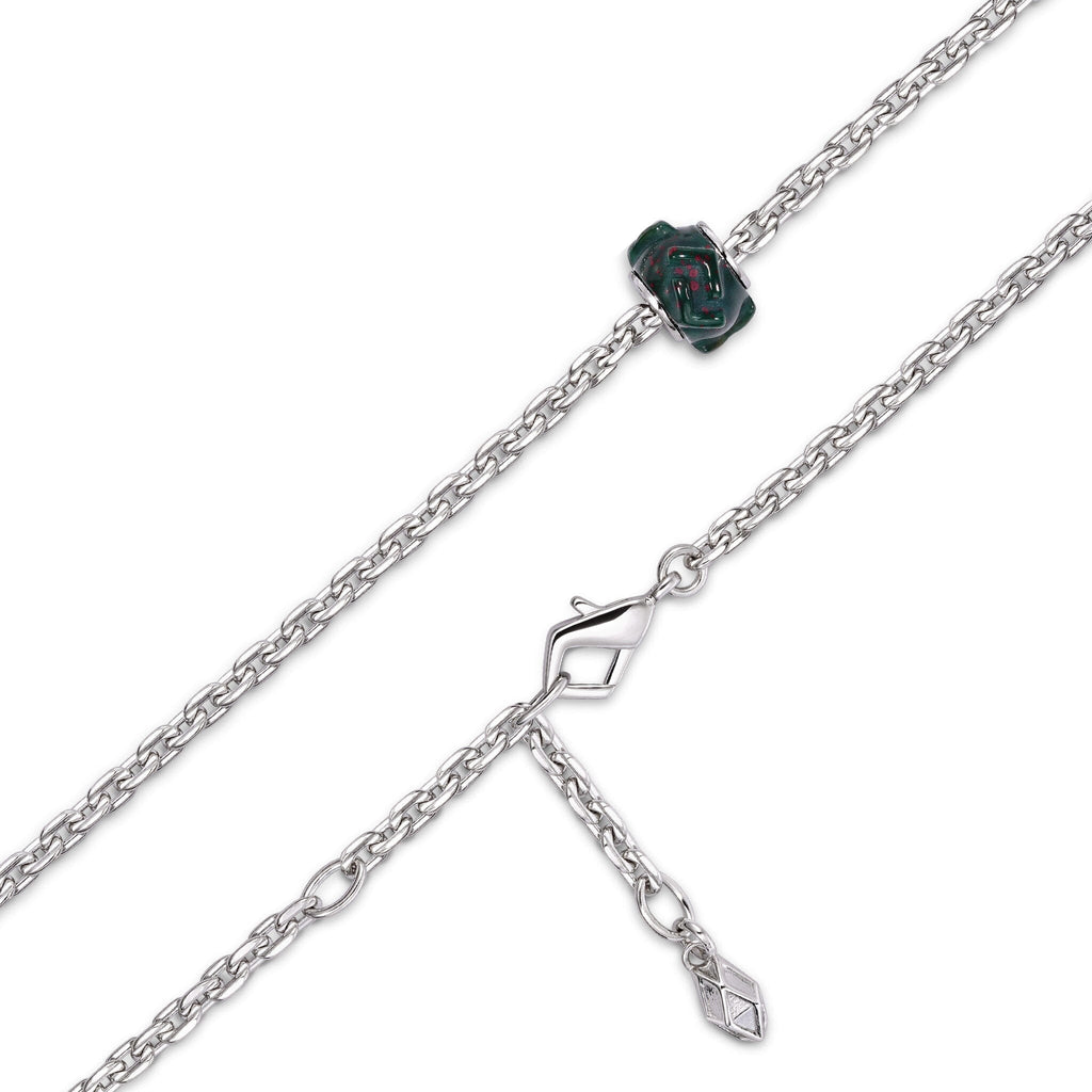 Tri-Rune Odyssey Necklace Bloodstone