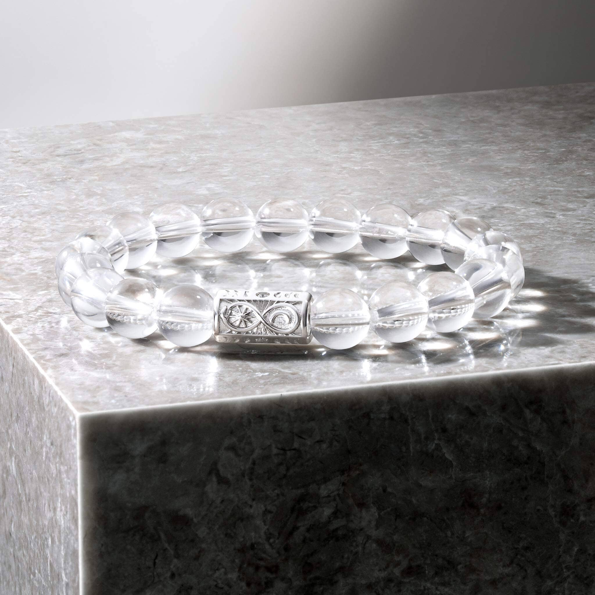 Ouroboros Bracelet Rock Crystal