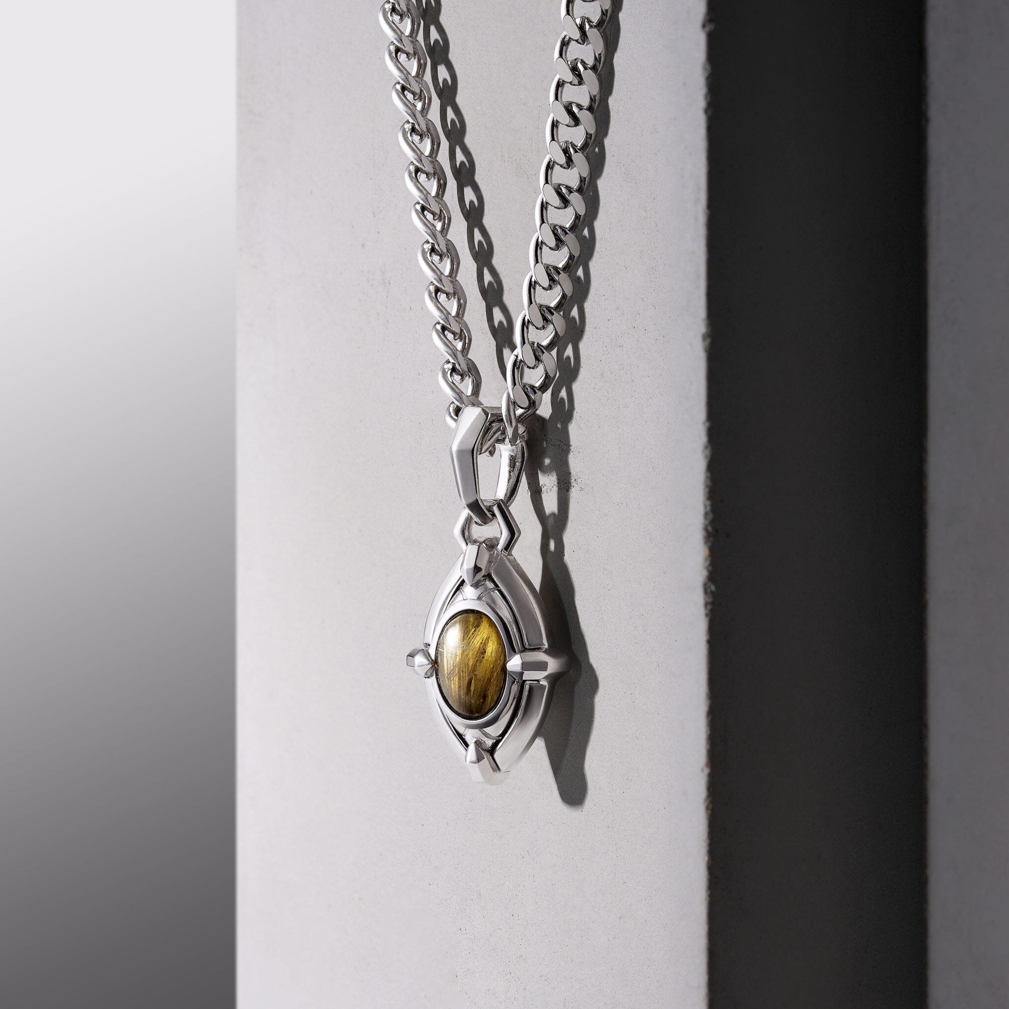 Vision Necklace Copper Rutilated Quartz