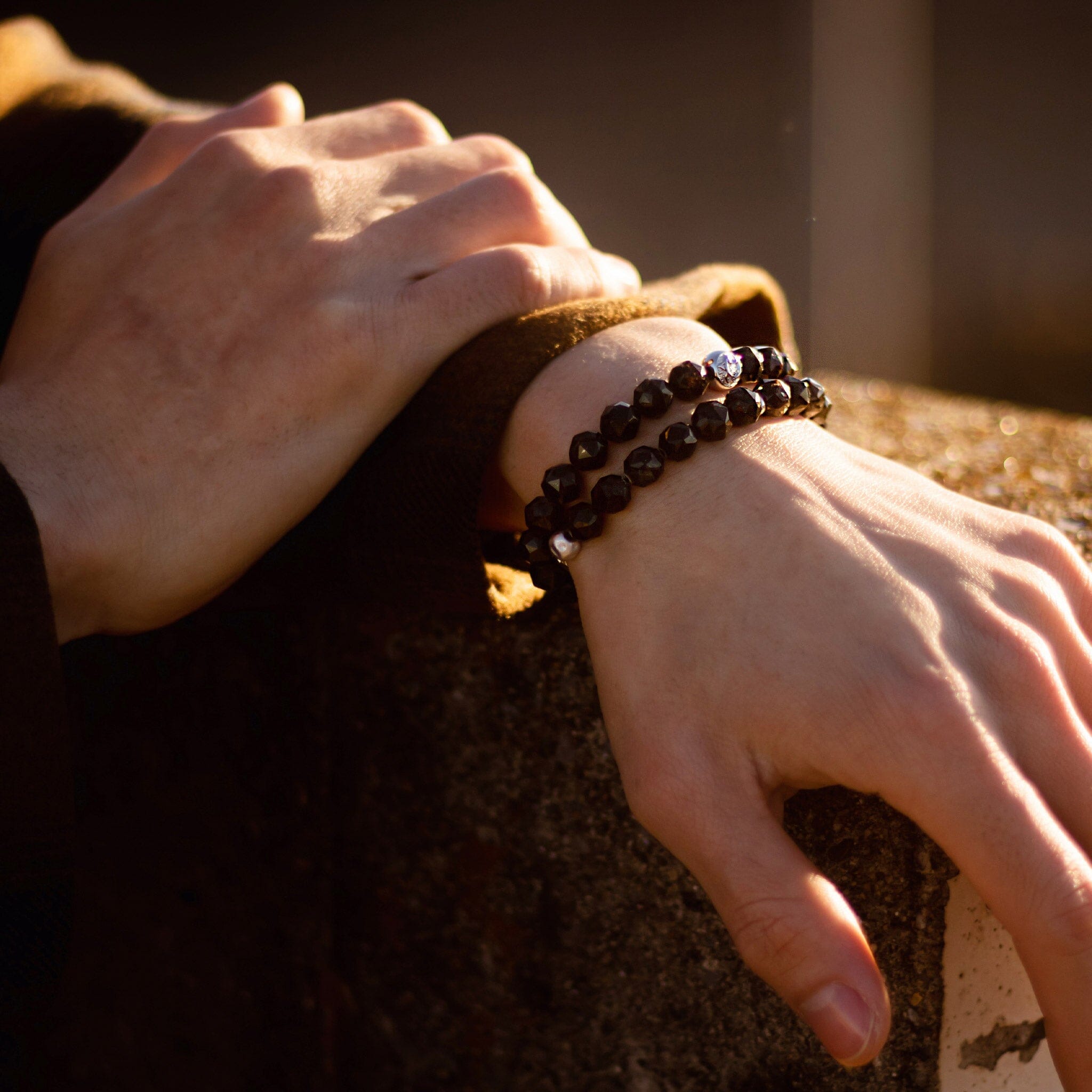 Sorcerer Double Wrap Bracelet Nuummite