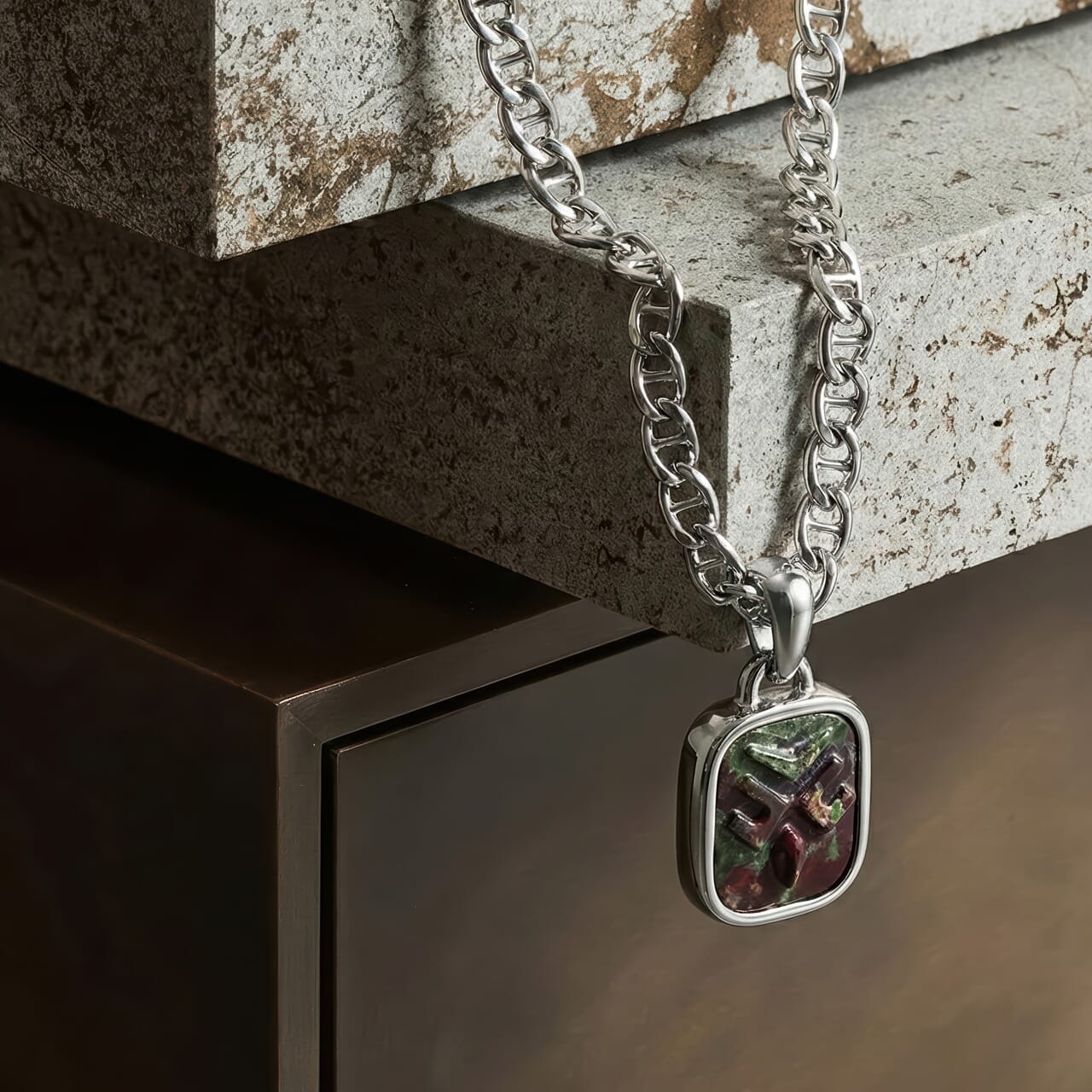 Vigil Mariner Necklace Dragon Blood Jasper