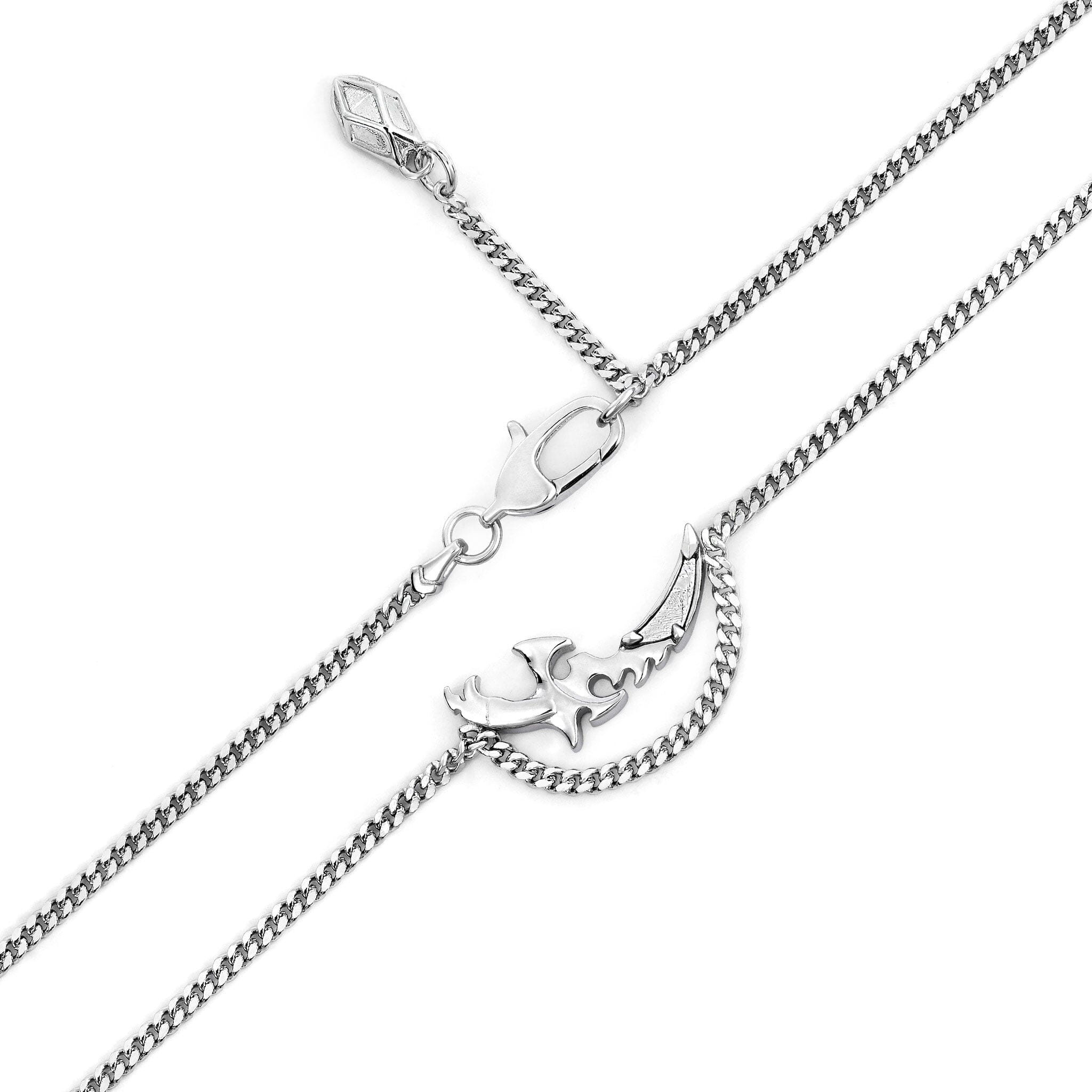 Rime Blade Curb Necklace Meteorite