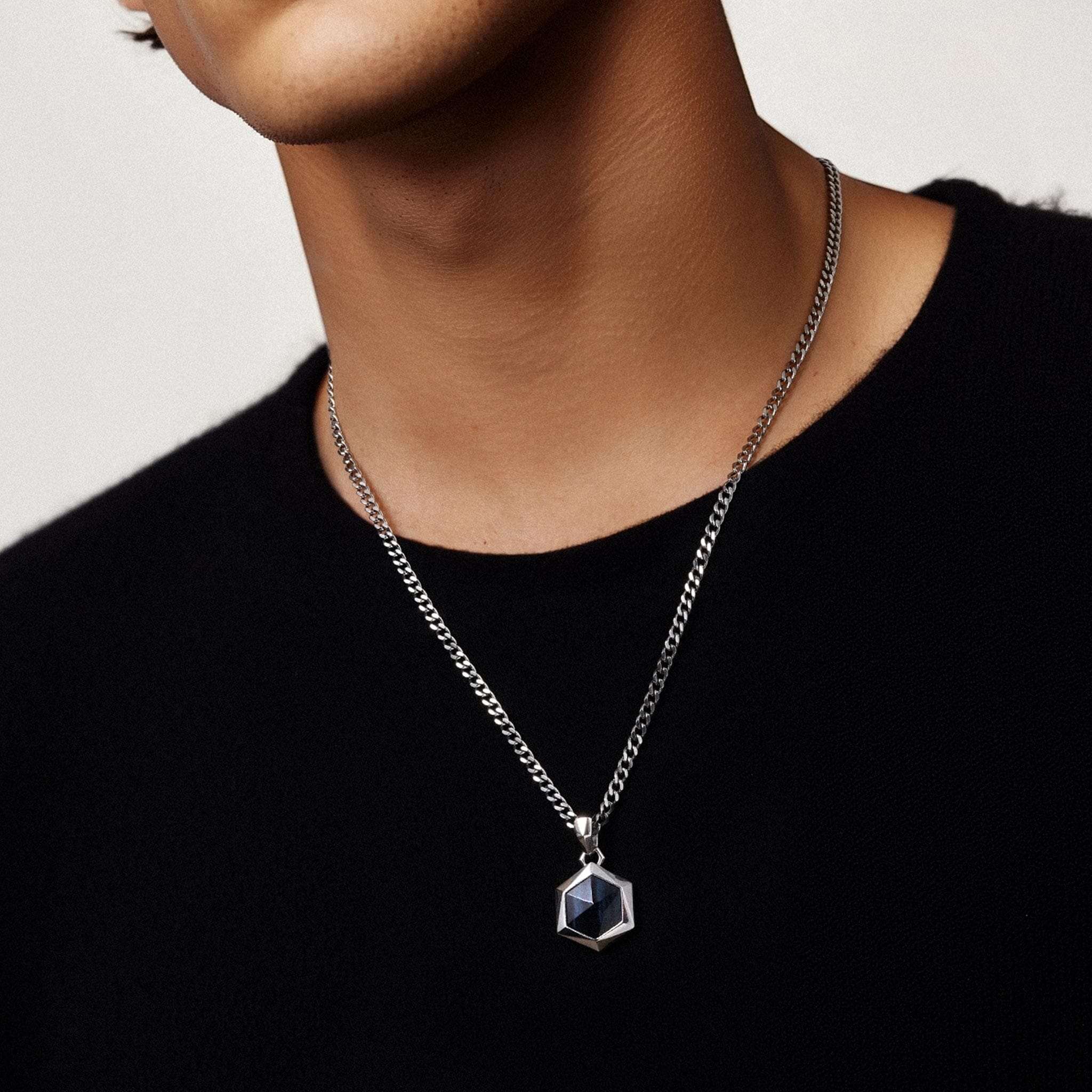 Shield Necklace Hawk Eye