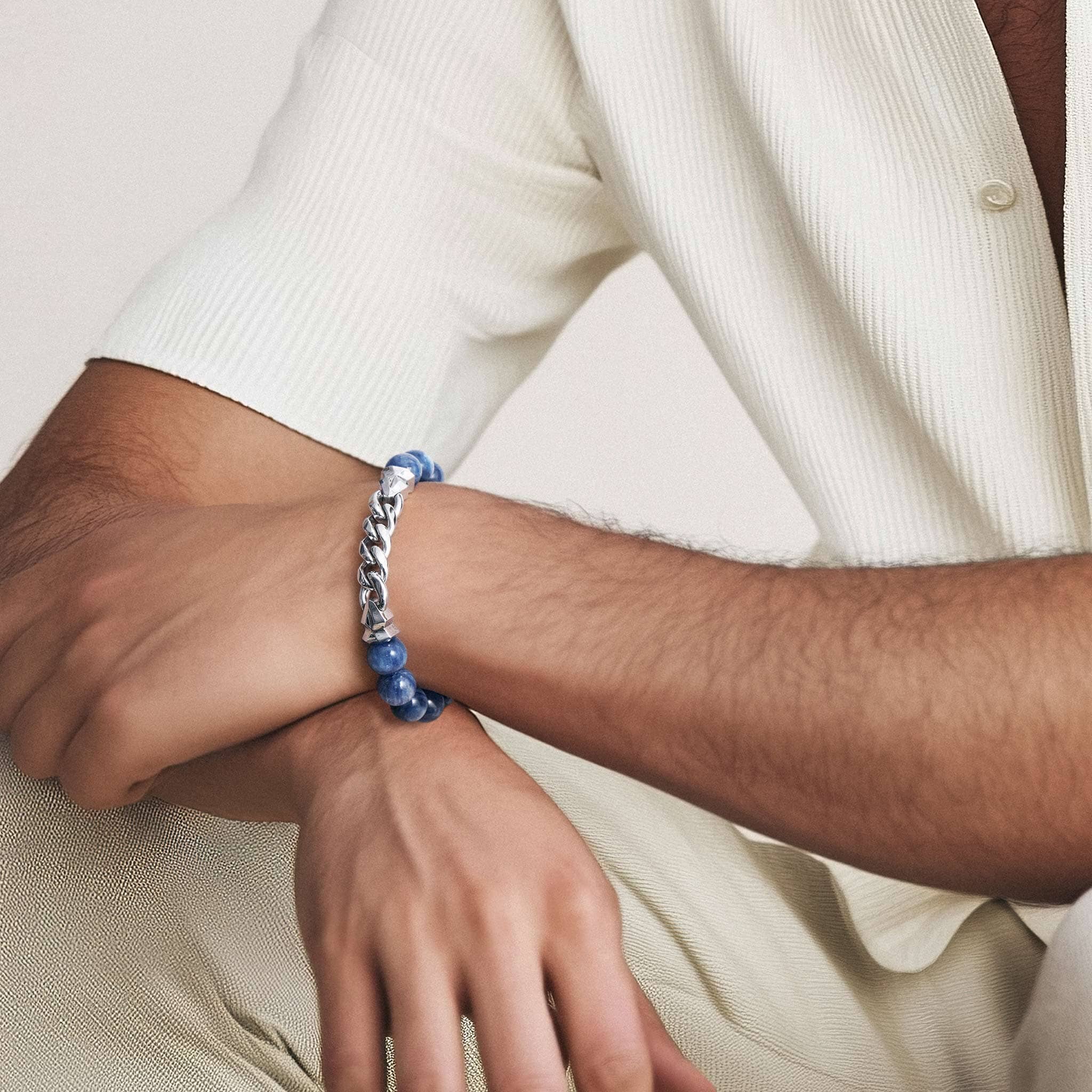 Curb Chain Bracelet Kyanite