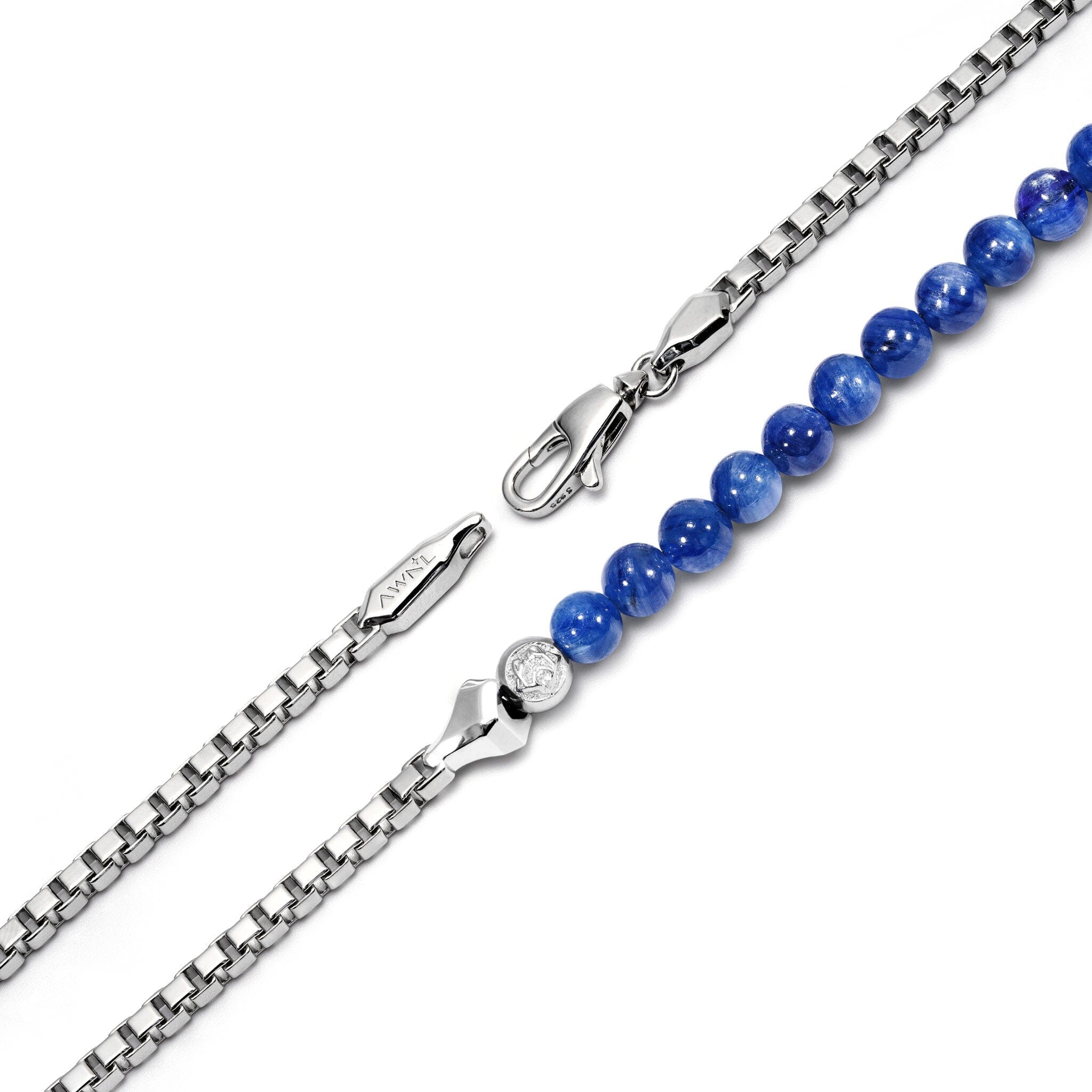 Venetian Bead Necklace Kyanite