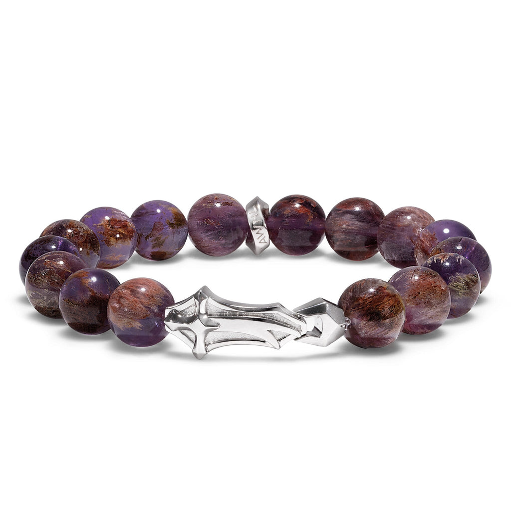 Zulfiqar Sword Bracelet Purple Phantom Quartz