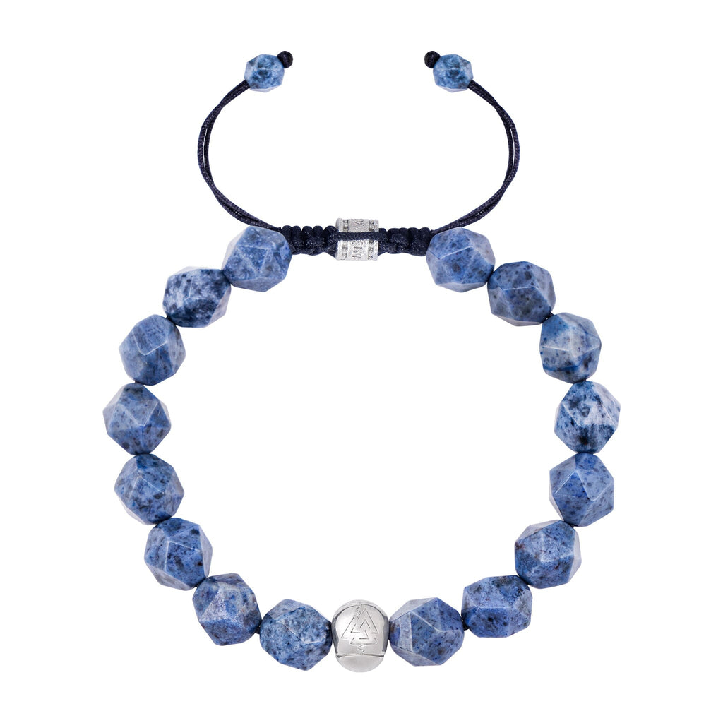 Skull Bracelet Dumortierite
