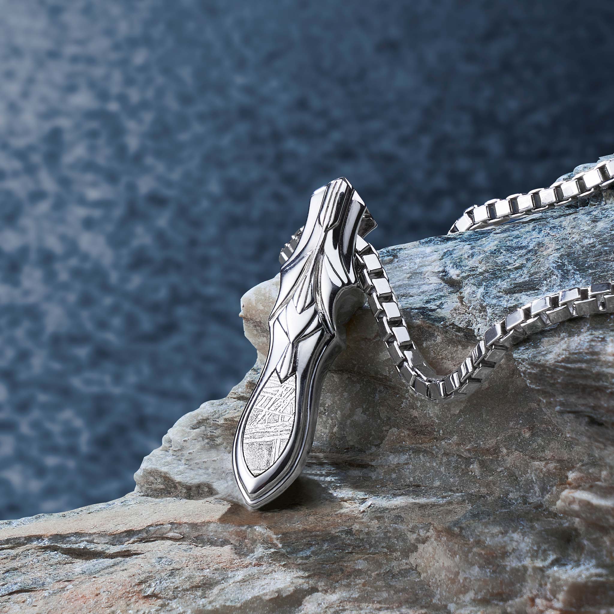 Seven Seas Blade Necklace Meteorite