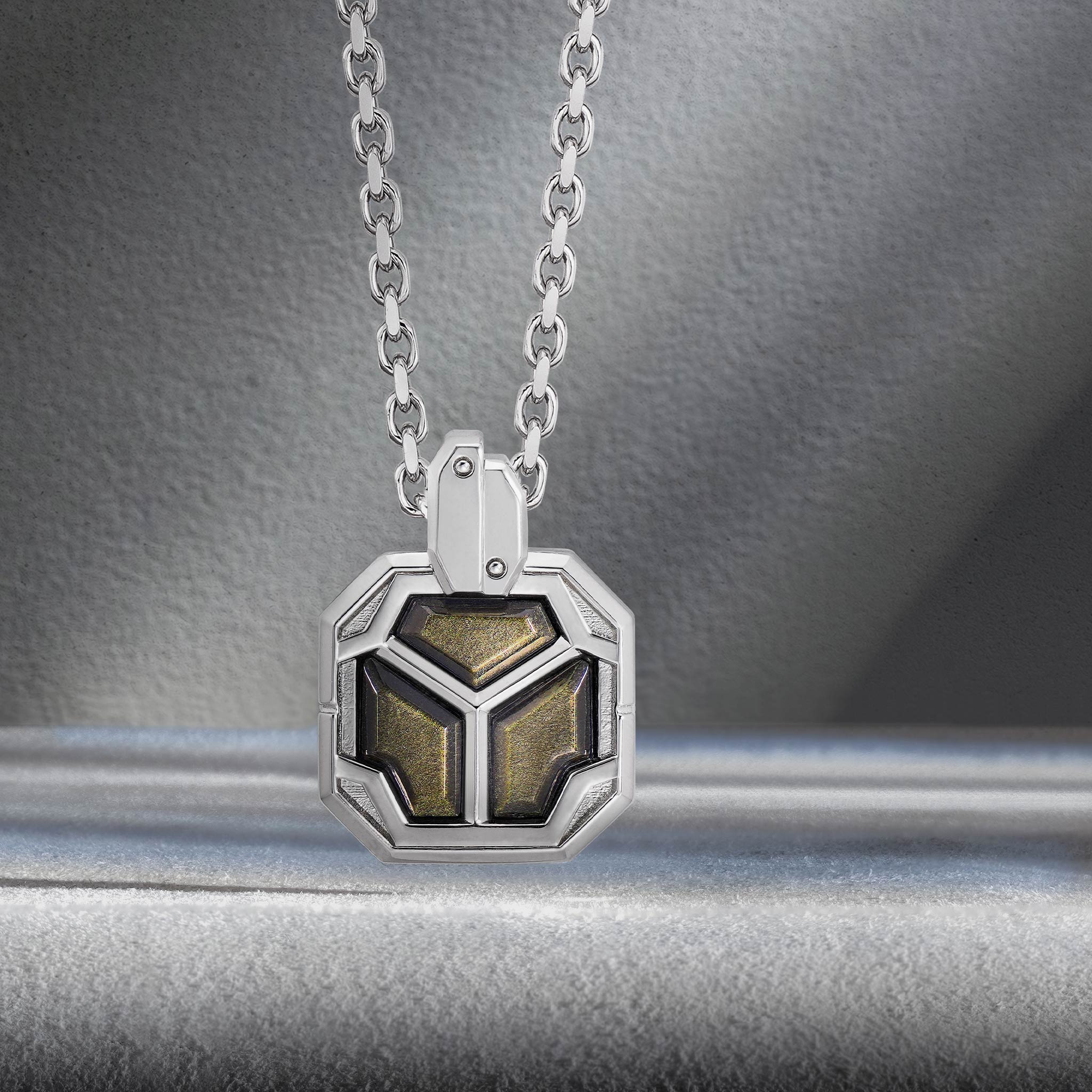 Voyager Necklace Golden Obsidian