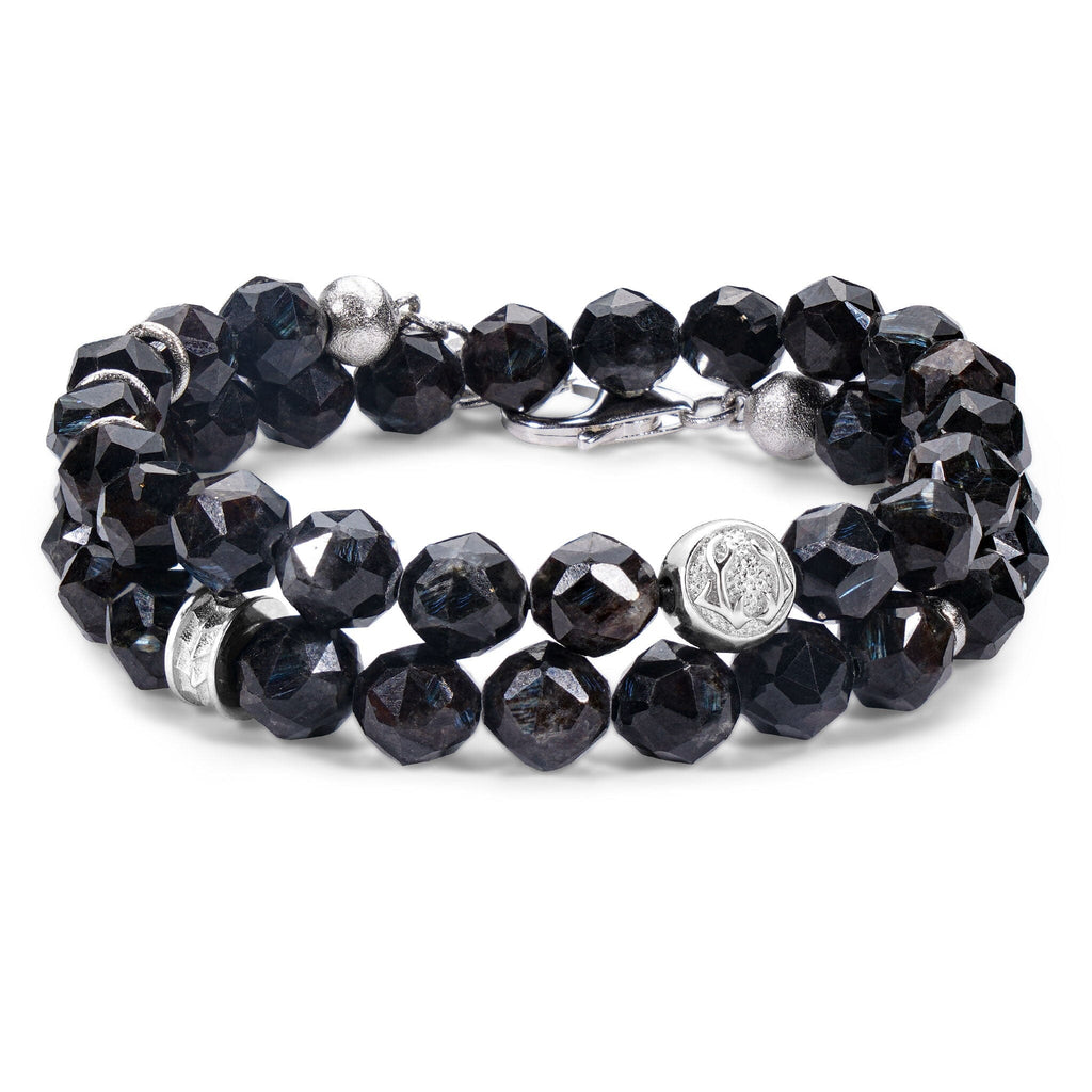 Sorcerer Double Wrap Bracelet Nuummite