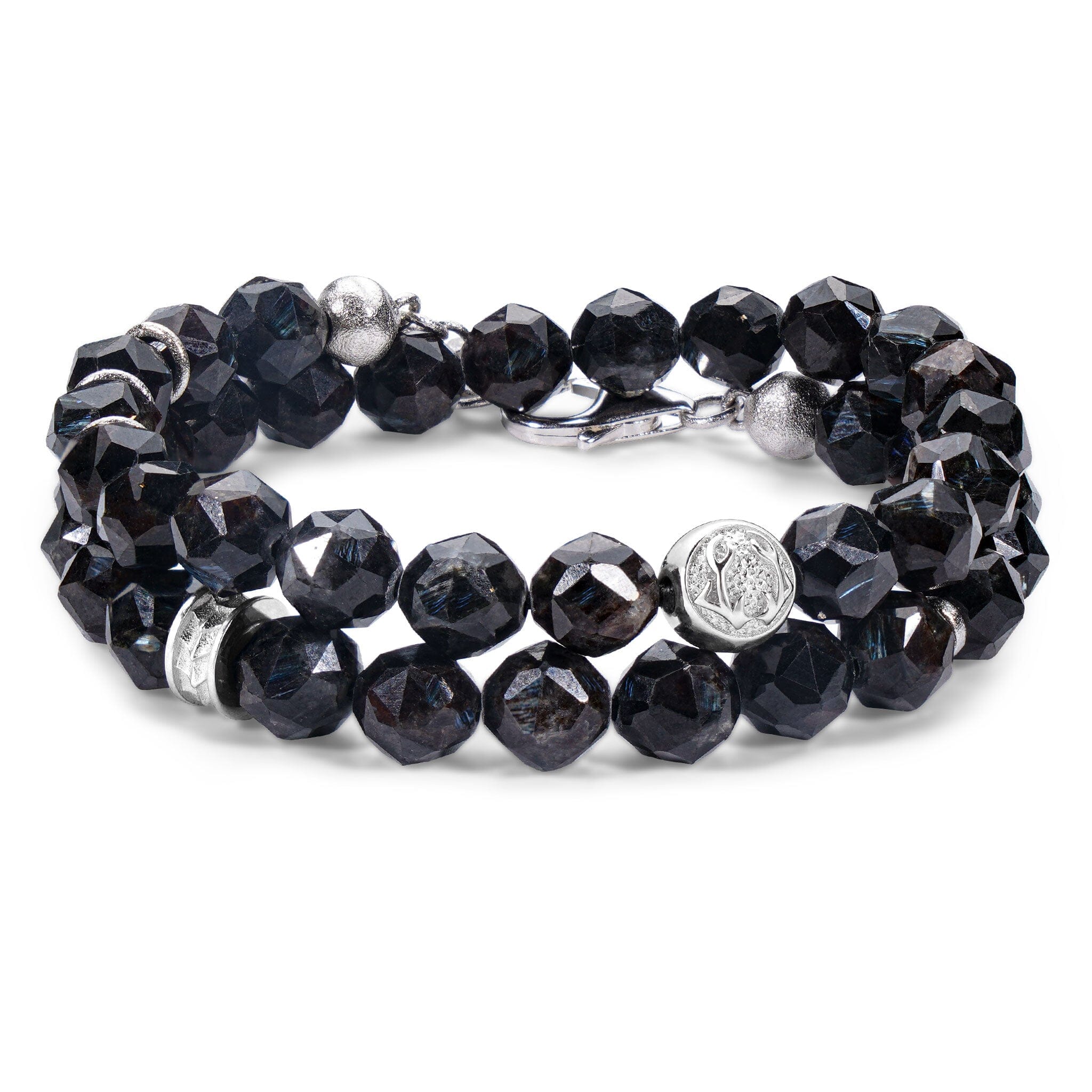 Sorcerer Double Wrap Bracelet Nuummite