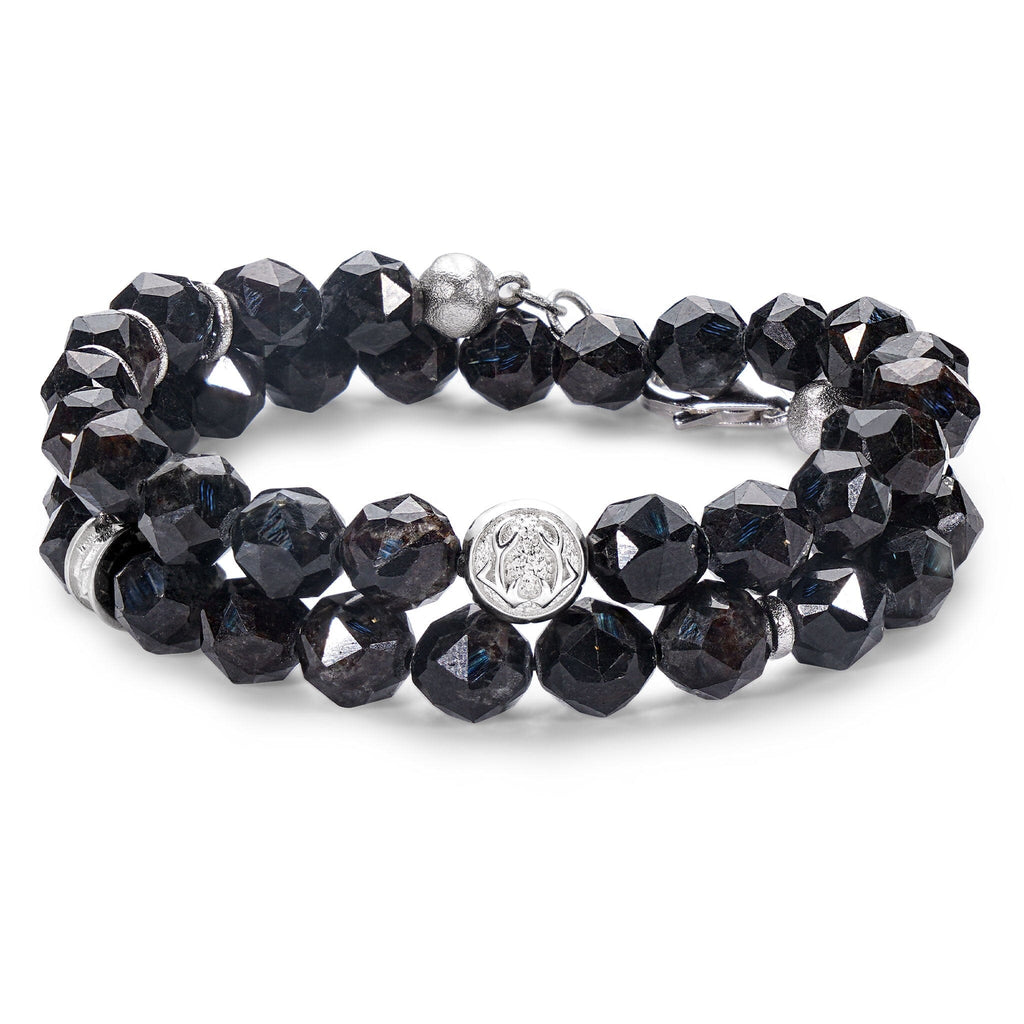 Sorcerer Double Wrap Bracelet Nuummite