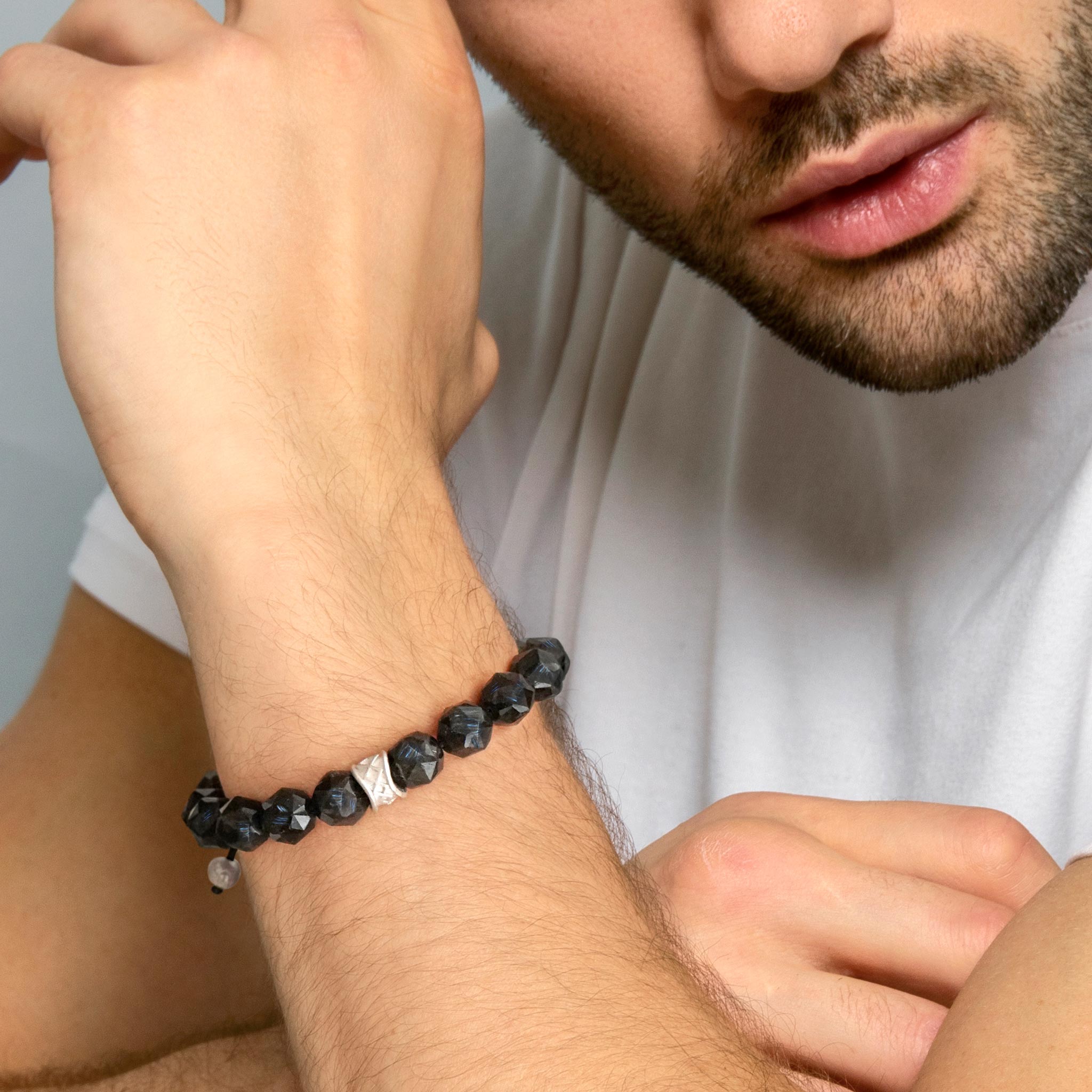 Algiz Bracelet Nuummite