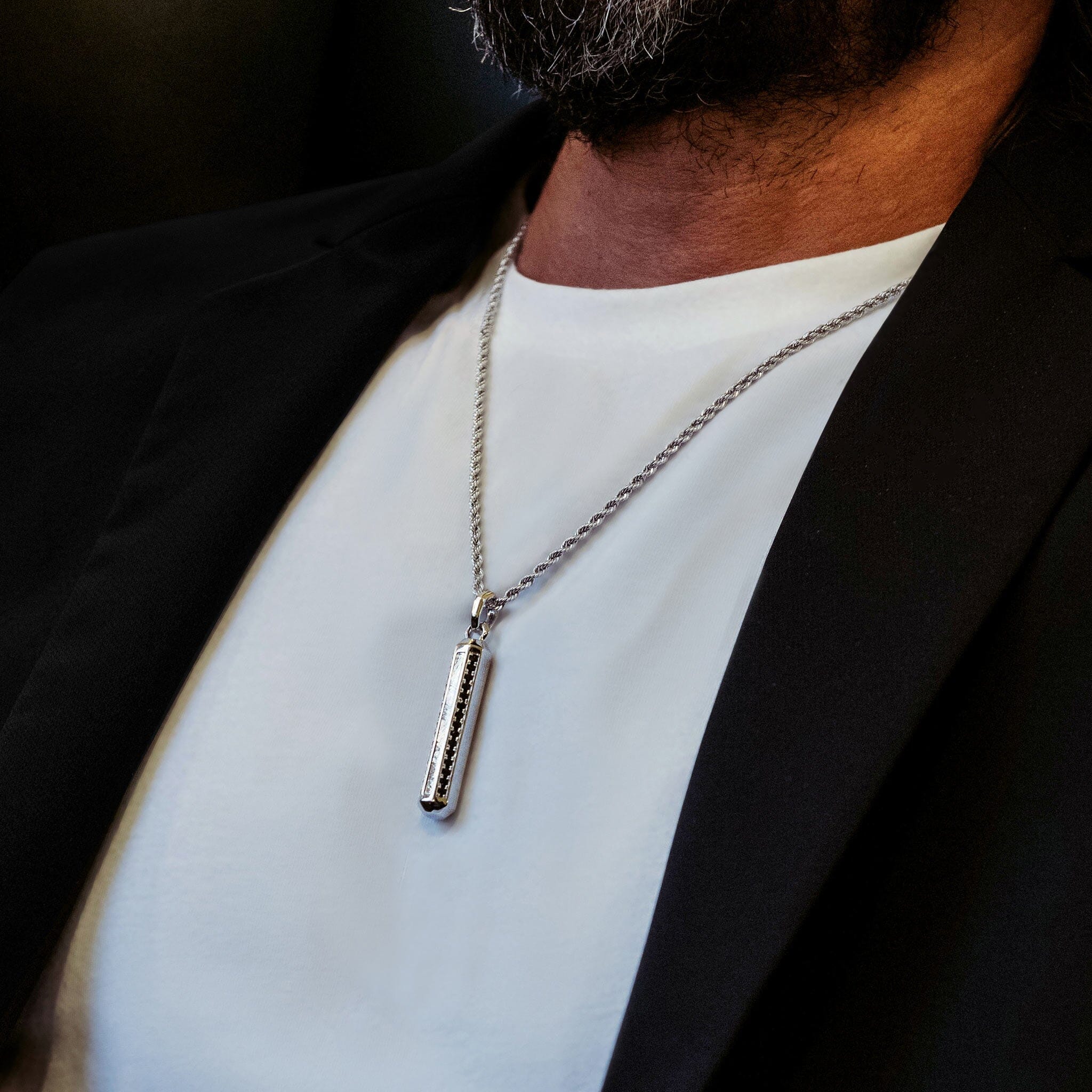 Octagon Necklace Meteorite