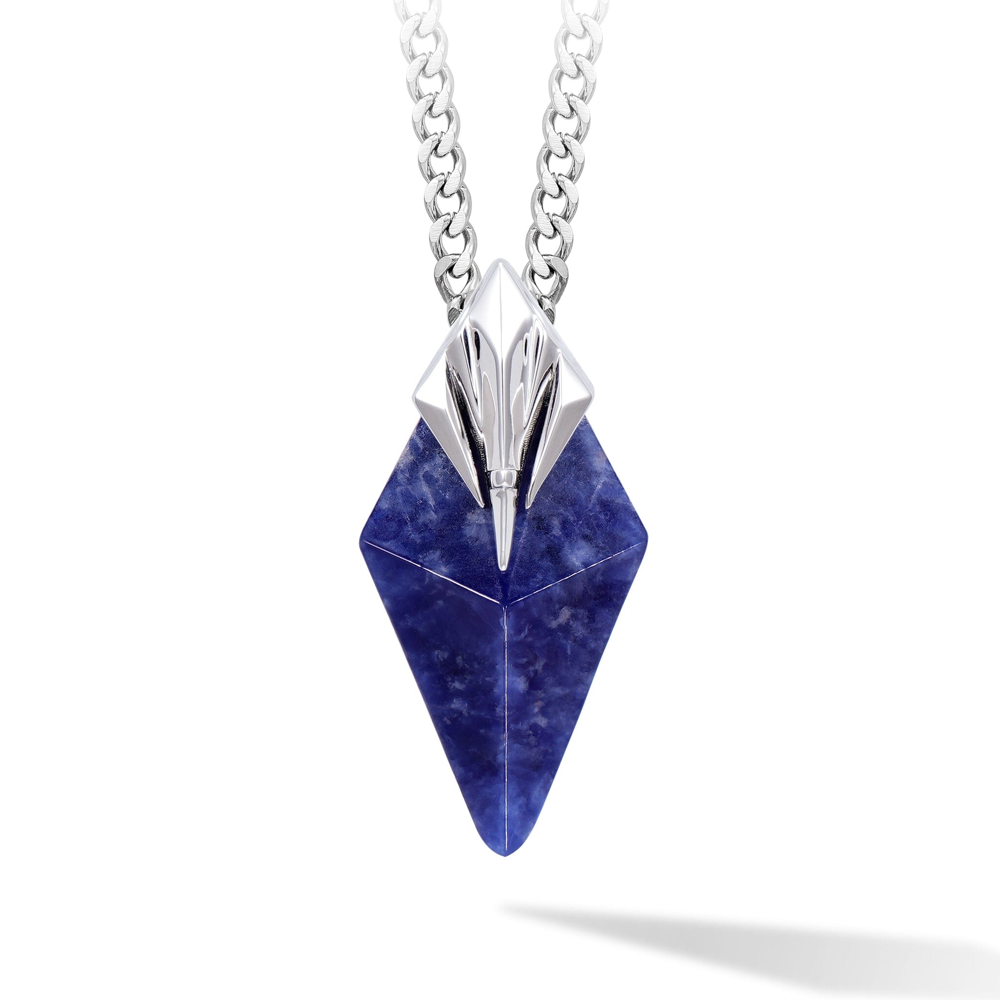 Trident Necklace Sodalite / L