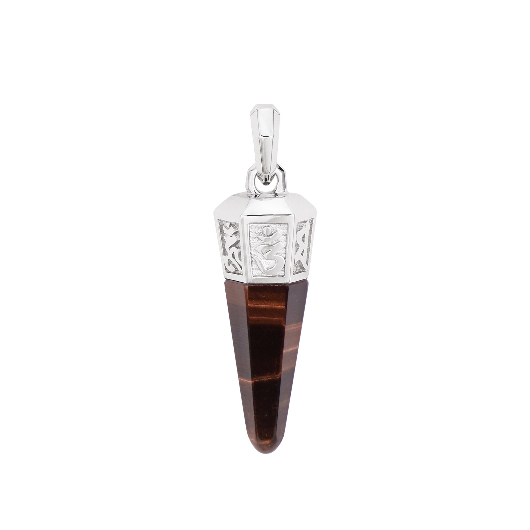 Mantra Necklace Red Tiger Eye