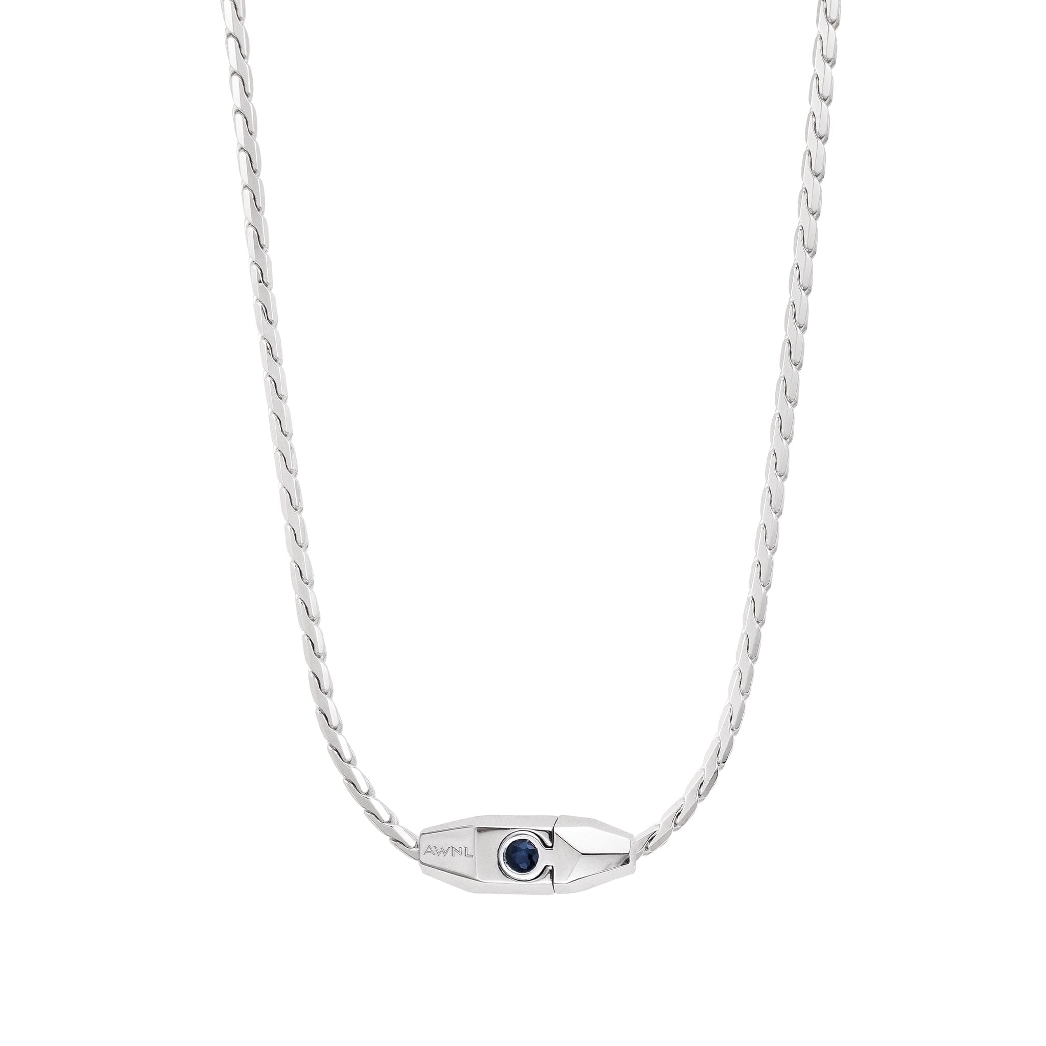 Magnet Franco Necklace Sapphire