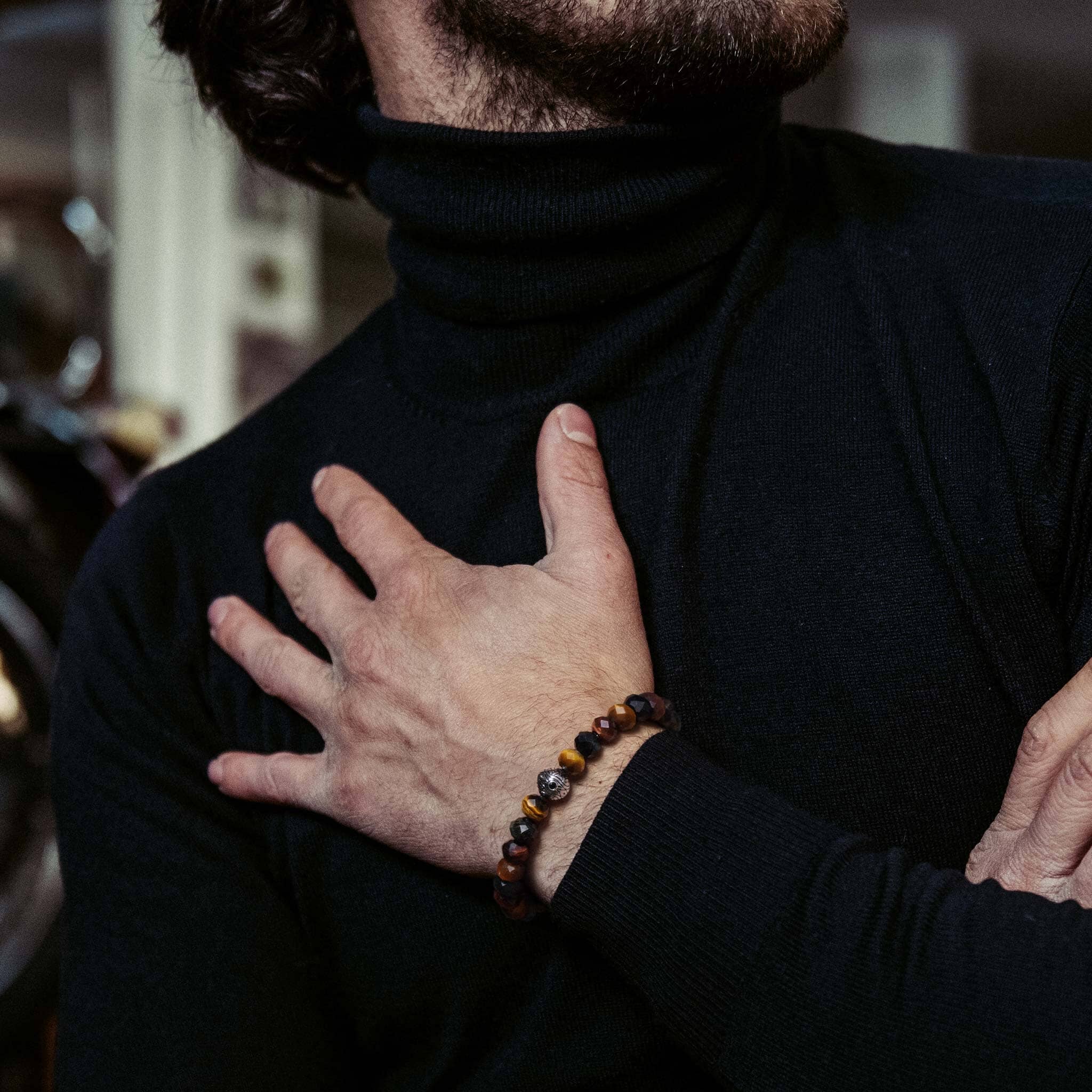 Nazar Bracelet Multicolor Tiger Eye