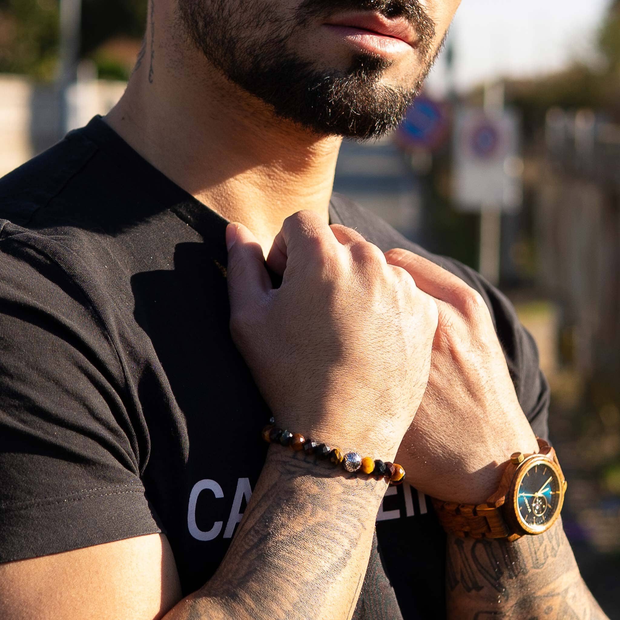 Nazar Bracelet Multicolor Tiger Eye