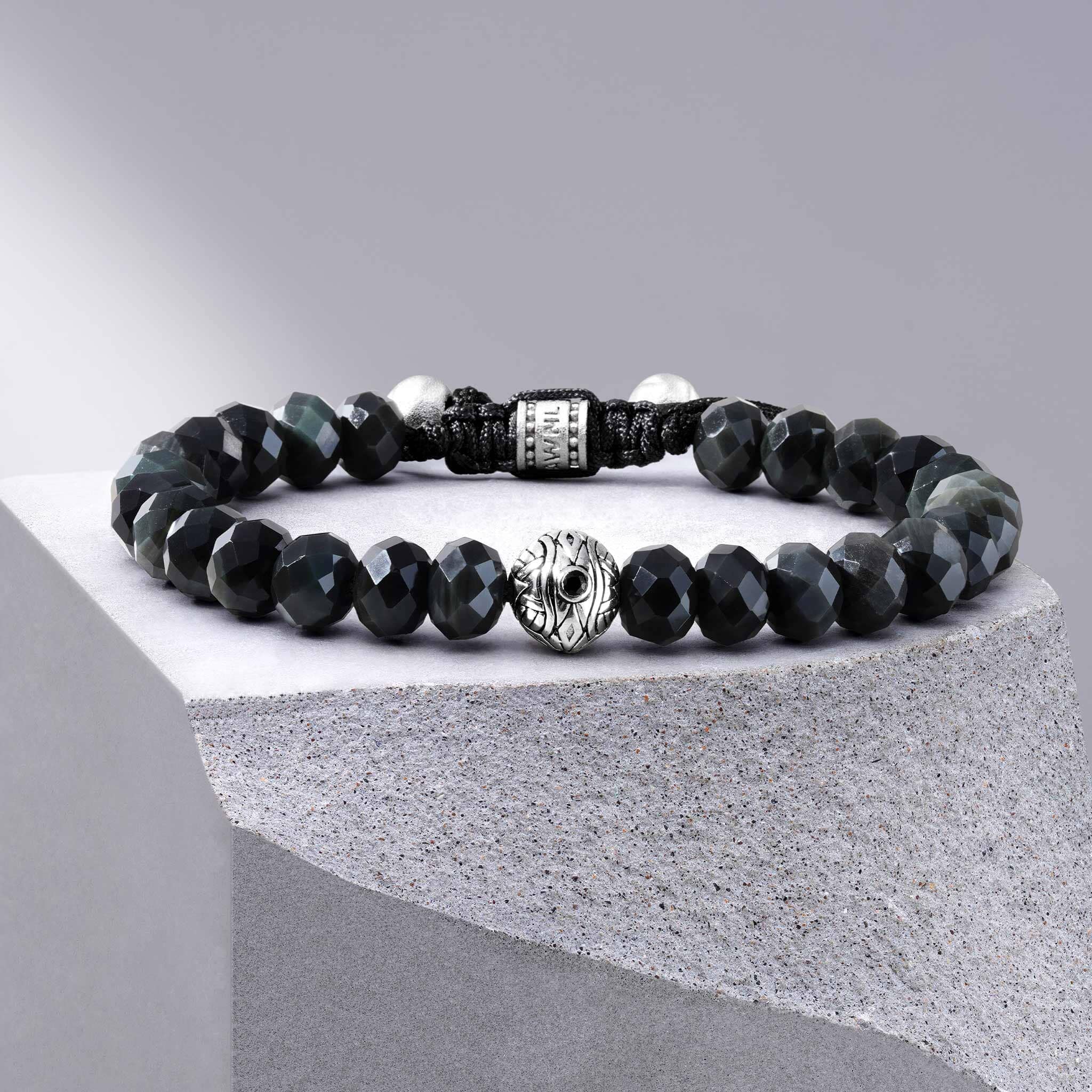 Nazar Bracelet Black Obsidian