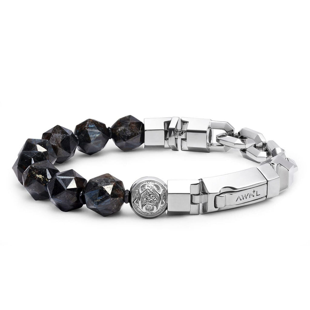 Square Link Bracelet Nuummite